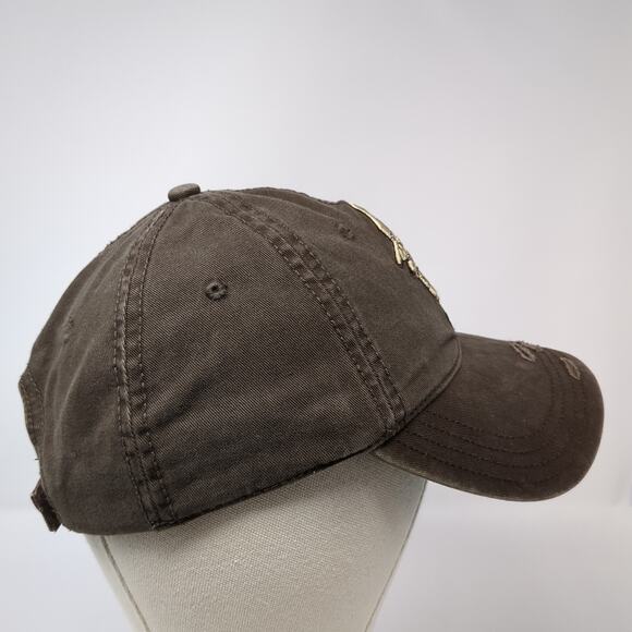 Georgetown Hoyas Bulldog Mascot Marines Baseball Cap Brown One Size Drew Pearson - Picture 5 of 9